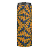 Orange African Daisy Thermal Tumbler Thermosbecher (Rückseite)