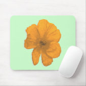 Orange Aid/PopArt-Blume Mousepad (Mit Mouse)