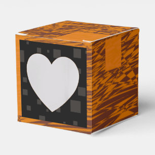 Orange Alert Floor abstrakte Halloween-Blackbox Geschenkschachtel