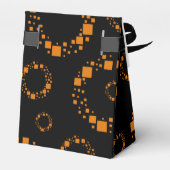 Orange Alert Floor abstrakte Halloween-Blackbox Geschenkschachtel (Rückseite)