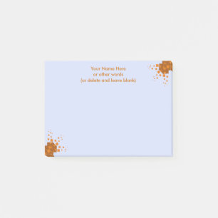 Orange Alert Floor abstrakte Halloween-Blackbox Post-it Klebezettel