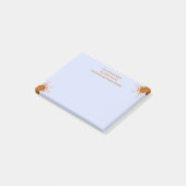 Orange Alert Floor abstrakte Halloween-Blackbox Post-it Klebezettel (angewinkelt)