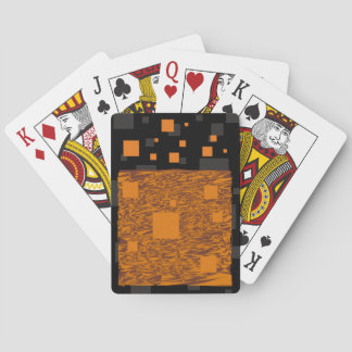 Orange Alert Floor abstrakte Halloween-Blackbox Spielkarten