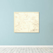 Orange, Alexandria Leinwanddruck (Insitu (Holzboden))