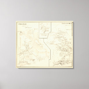 Orange, Alexandria Leinwanddruck