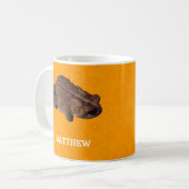Orange American Toad Foto Personalisiert Kaffeetasse (Vorderseite Links)