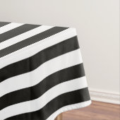 Orange and Black Mid Century Moderne Kunst  Tischdecke (Beispiel)