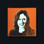 Orange and Blue Kamala Harris Pop Art Leinwanddruck<br><div class="desc">Politischer Pop Art Gear und politische Geschenke von PolitiClothes.com & PolitiCardz.com finden die einzigartigsten Wahlen und politischen Geschenke inklusive: politische T - Shirt, politische Autoaufkleber, politische Buttons, politische Poster, politische Buttone, politische Karten, politische Tasse, politische Plakate, politische Zeichen und mehr! Politische Kunst & Gear: http://www.PolitiClothes.com Politische Karten und Geschenke: http://www.PolitiCardz.com...</div>