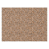 Orange and Brown Leopard Print Tischdecke (Vorderseite (Horizontal))
