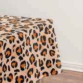 Orange and Brown Leopard Print Tischdecke (Beispiel)
