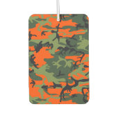 Orange and Green Camouflage, Militär, Armee Autolufterfrischer (Vorderseite)