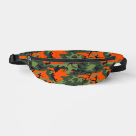 Orange and Green Camouflage, Militär, Armee Bauchtasche