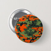 Orange and Green Camouflage, Militär, Armee Button (Vorne & Hinten)
