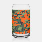 Orange and Green Camouflage, Militär, Armee Dosenglas (Vorderseite)