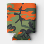 Orange and Green Camouflage, Militär, Armee Dosenkühler (Vorderseite)