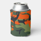 Orange and Green Camouflage, Militär, Armee Dosenkühler (Kanne Rückseite)