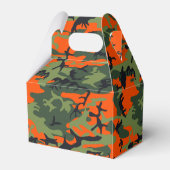 Orange and Green Camouflage, Militär, Armee Geschenkschachtel (Rückseite)