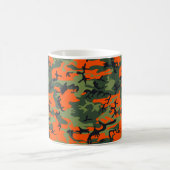 Orange and Green Camouflage, Militär, Armee Kaffeetasse (Mittel)