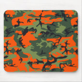 Orange and Green Camouflage, Militär, Armee Mousepad (Vorne)