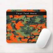 Orange and Green Camouflage, Militär, Armee Mousepad (Mit Mouse)