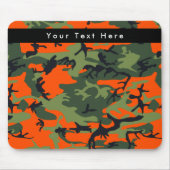 Orange and Green Camouflage, Militär, Armee Mousepad (Vorne)