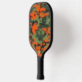 Orange and Green Camouflage, Militär, Armee Pickleball Schläger (Links)