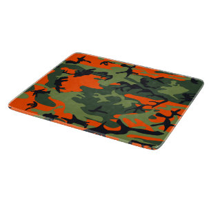 Orange and Green Camouflage, Militär, Armee Schneidebrett