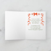 Orange and Green From the Dog Father's Day Karte (Innenseite)