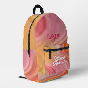 Orange and Raspberry Sherbet - Wählen Sie Freundli Bedruckter Rucksack