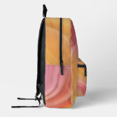 Orange and Raspberry Sherbet - Wählen Sie Freundli Bedruckter Rucksack (Links)