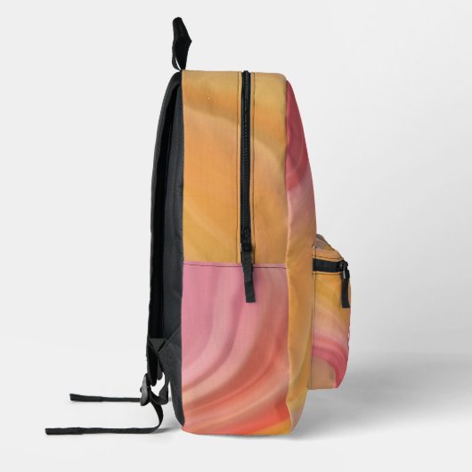 Orange and Raspberry Sherbet - Wählen Sie Freundli Bedruckter Rucksack (Links)