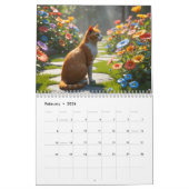 Orange and White Cats AI-generated Images Kalender (Feb 2026)
