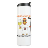 Orange Angel Duck 24oz water bottle Thermosbecher (Nach links gedreht)