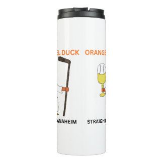 Orange Angel Duck 24oz water bottle Thermosbecher