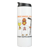 Orange Angel Duck 24oz water bottle Thermosbecher (Nach rechts gedreht)