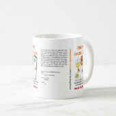 ORANGE ANGEL DUCK Klassischer Becher, 11 oz Kaffeetasse (VorderseiteRechts)