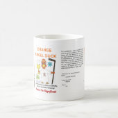 ORANGE ANGEL DUCK Klassischer Becher, 11 oz Kaffeetasse (Mittel)