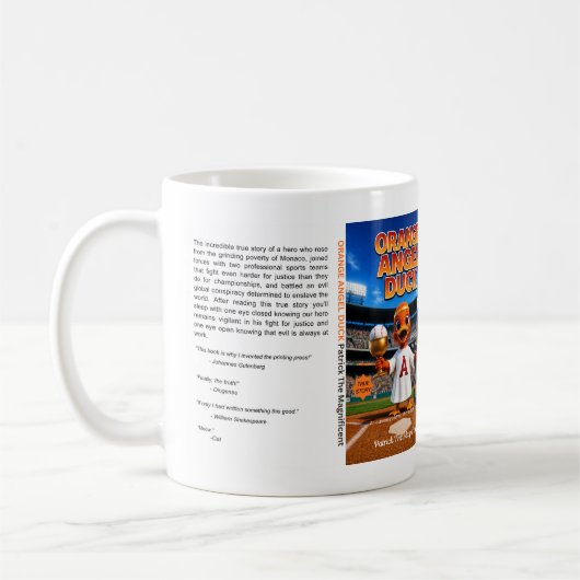 ORANGE ANGEL DUCK Tasse (Links)