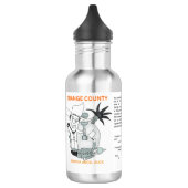 Orange Angel Enten Wasserflasche mit Orange County (Links)