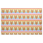 Orange Angel Rainbow Strickstoff Kunststoffe Stoff (Fat Quarter (45,7 x 55,9 cm))