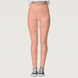 Orange Animal Print Tiger Streifen Leggings<br><div class="desc">Moderne und lustige Leggings mit handgezeichneten Tigerstreifen in Orange.</div>