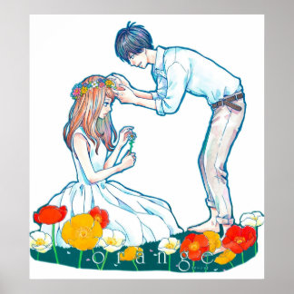 Orange Anime Naho Kakeru Liebe Poster