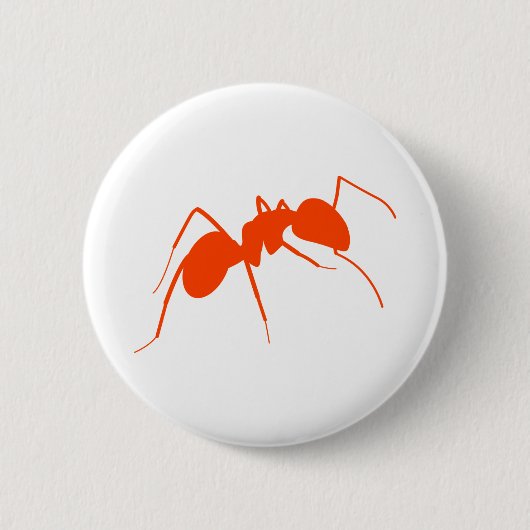 Orange Ant Button (Vorderseite)