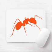 Orange Ant Mousepad (Mit Mouse)