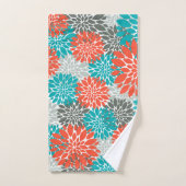 Orange Aquamarin Badhandtuch Set (Handtuch)