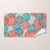 Orange Aquamarin Badhandtuch Set (Handtuch)