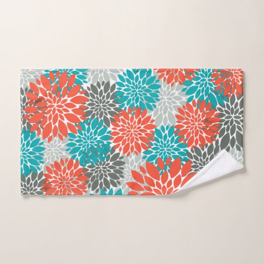 Orange Aquamarin Badhandtuch Set (Handtuch)