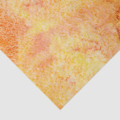 Orange Aquarell-Hintergrund Seidenpapier (Ausschnitt)