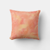 Orange Aquarell Kissen (Vorderseite)