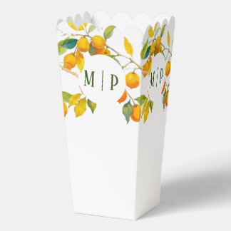 Orange Aquarellmotiv Belle Farben Geschenkschachtel